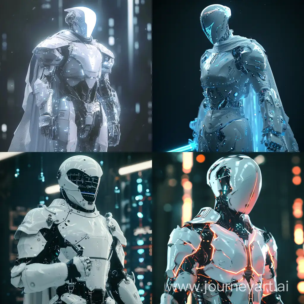 Futuristic-Cybernetic-White-Knight-Hologram-in-SciFi-Style