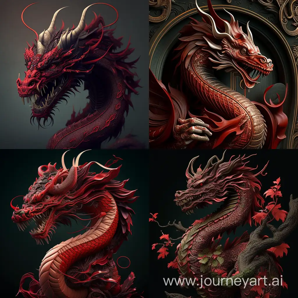 Majestic-Red-Chinese-Dragon-Art-with-Vibrant-Details