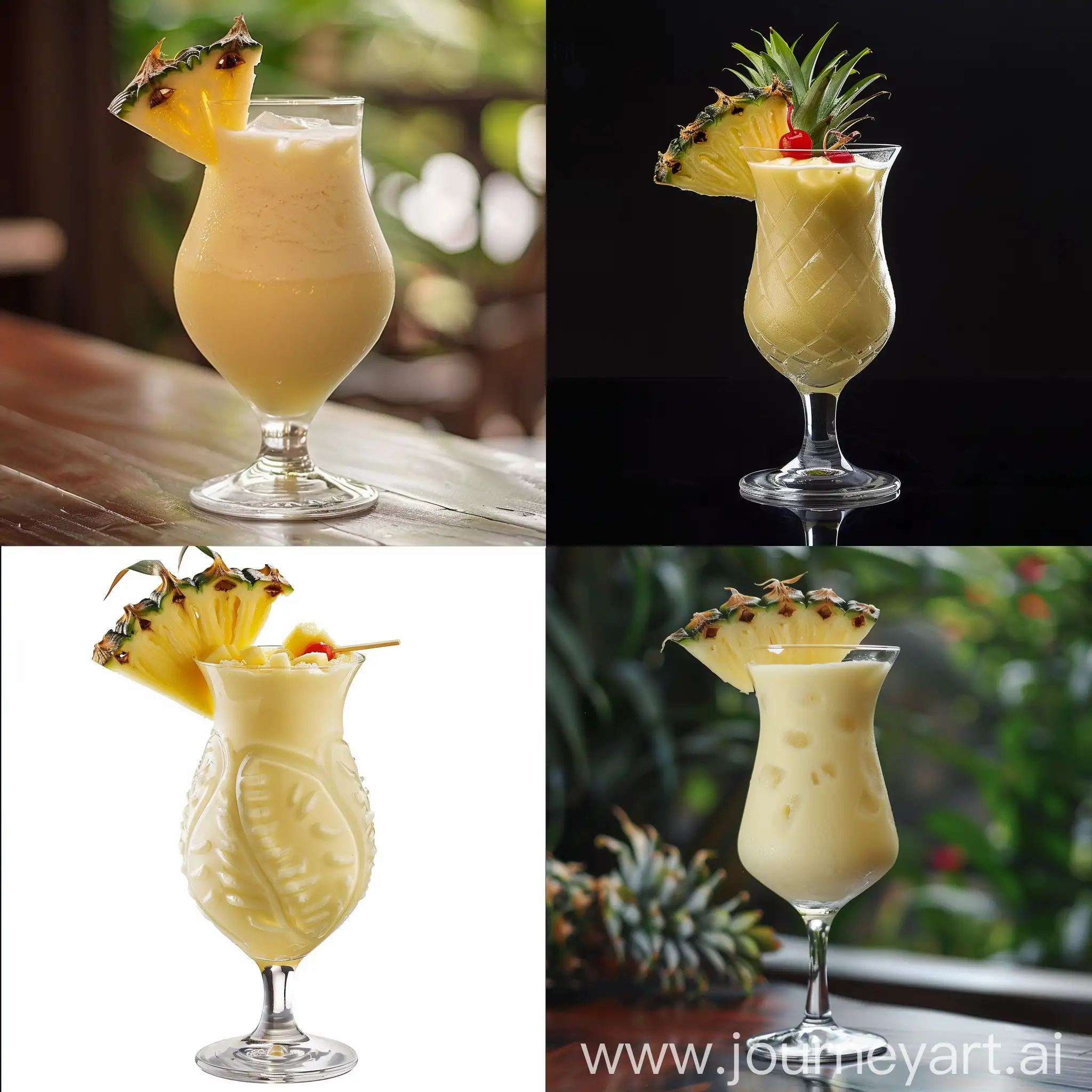 Refreshing-Pia-Colada-Glass-on-Vibrant-Background