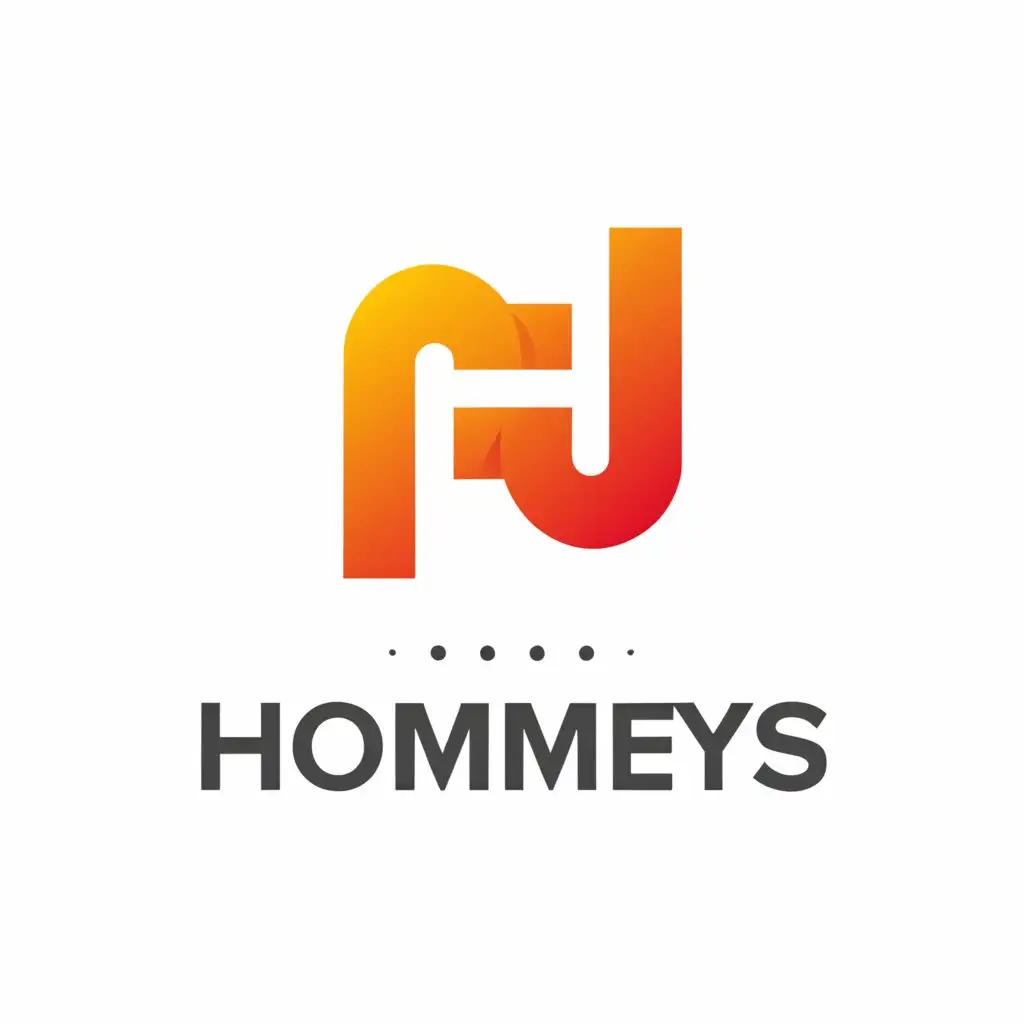 LOGO-Design-for-Hommeys-Simple-Home-Symbol-in-Retail-Industry