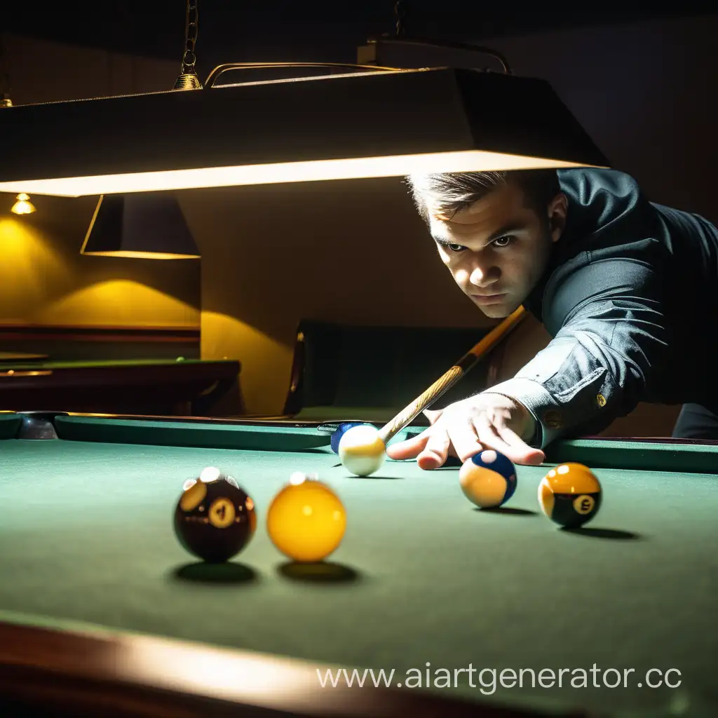 Intense-Billiards-Action-in-Atmospheric-Yellow-Lighting