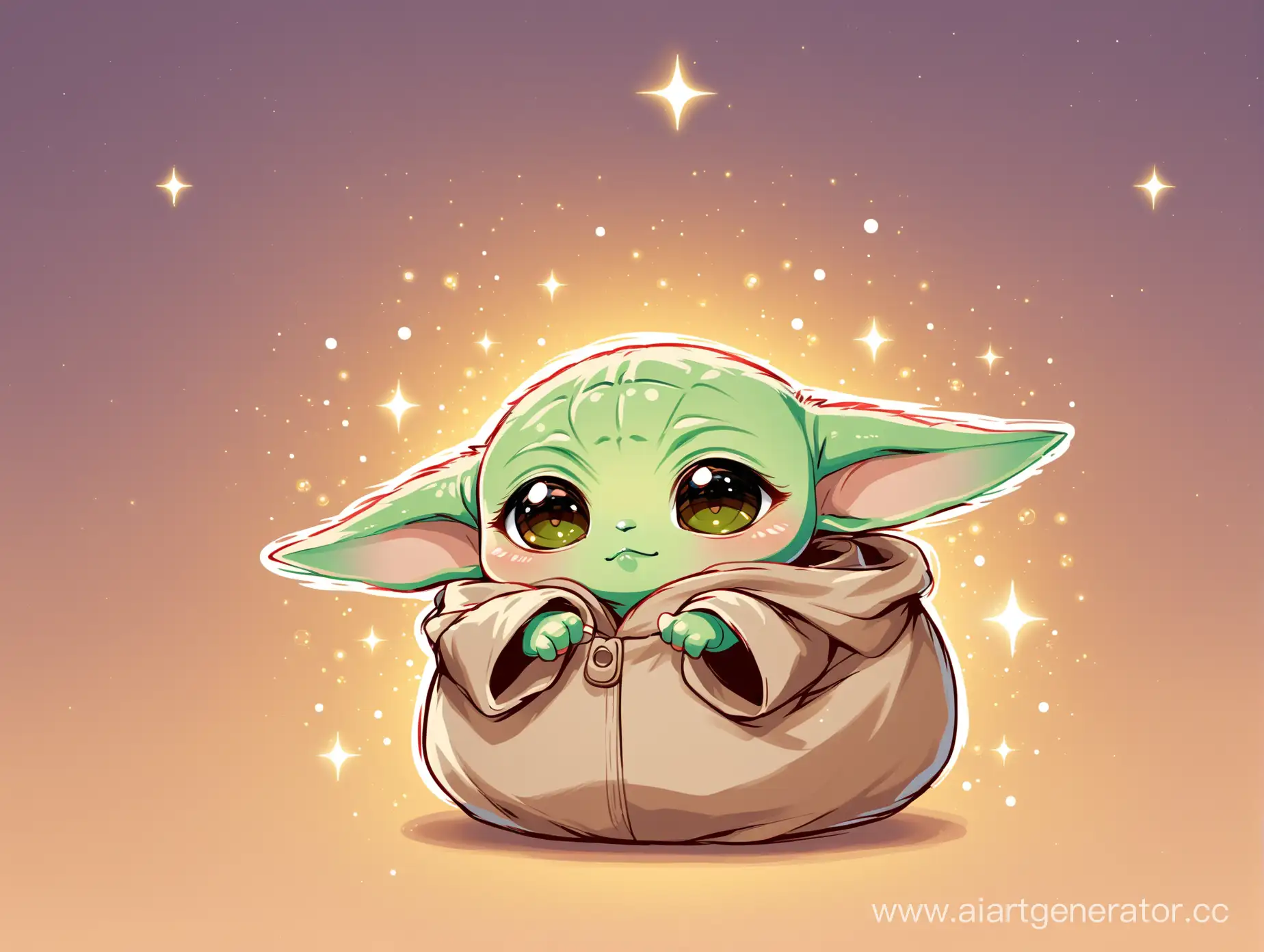 baby yoda cute art