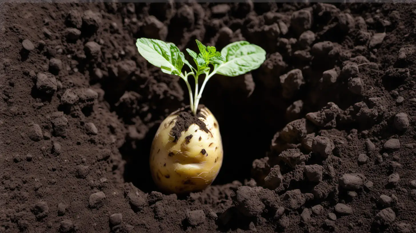 potato as a seed starter