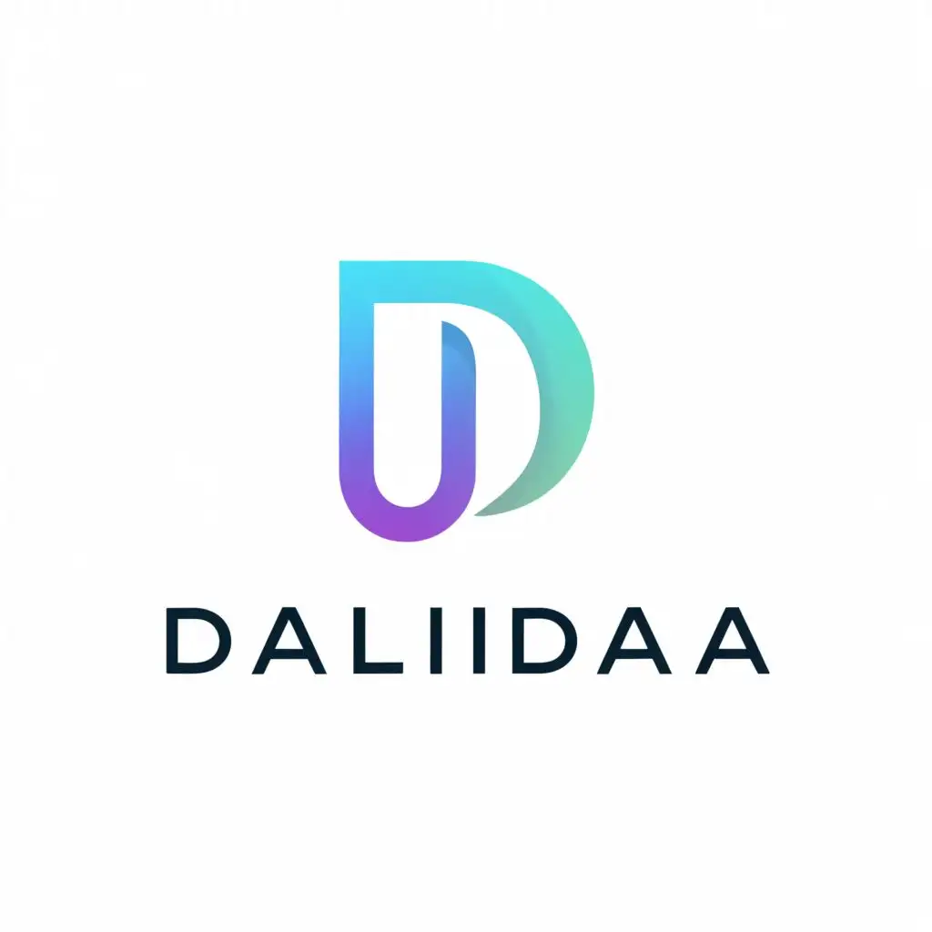 a logo design,with the text "dalidada", main symbol:letter d,Moderate,clear background