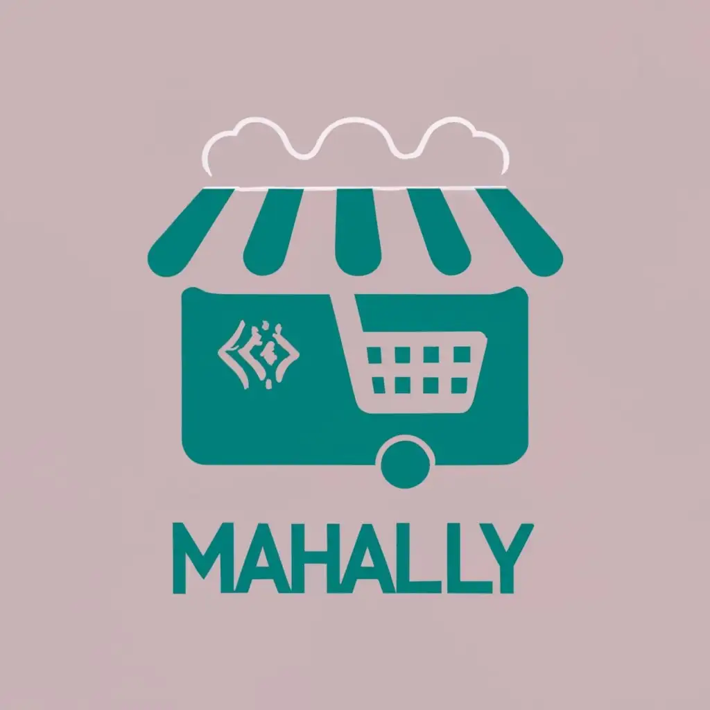 logo, a store, with the text "Mahally", typography, be used in ecommerce industry