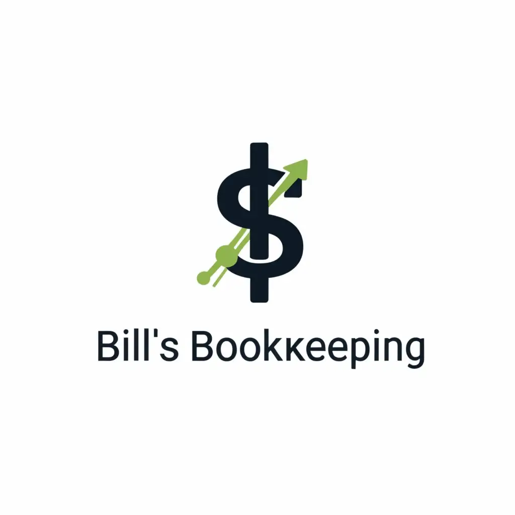 Logo-Design-For-Bills-Bookkeeping-Professional-Money-Sign-and-Chart-Theme