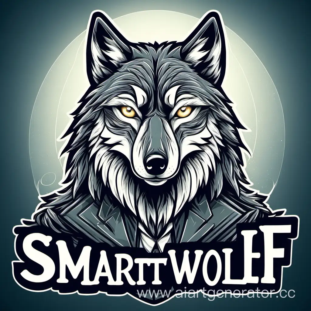 Intelligent-Wolf-in-Mystic-Forest