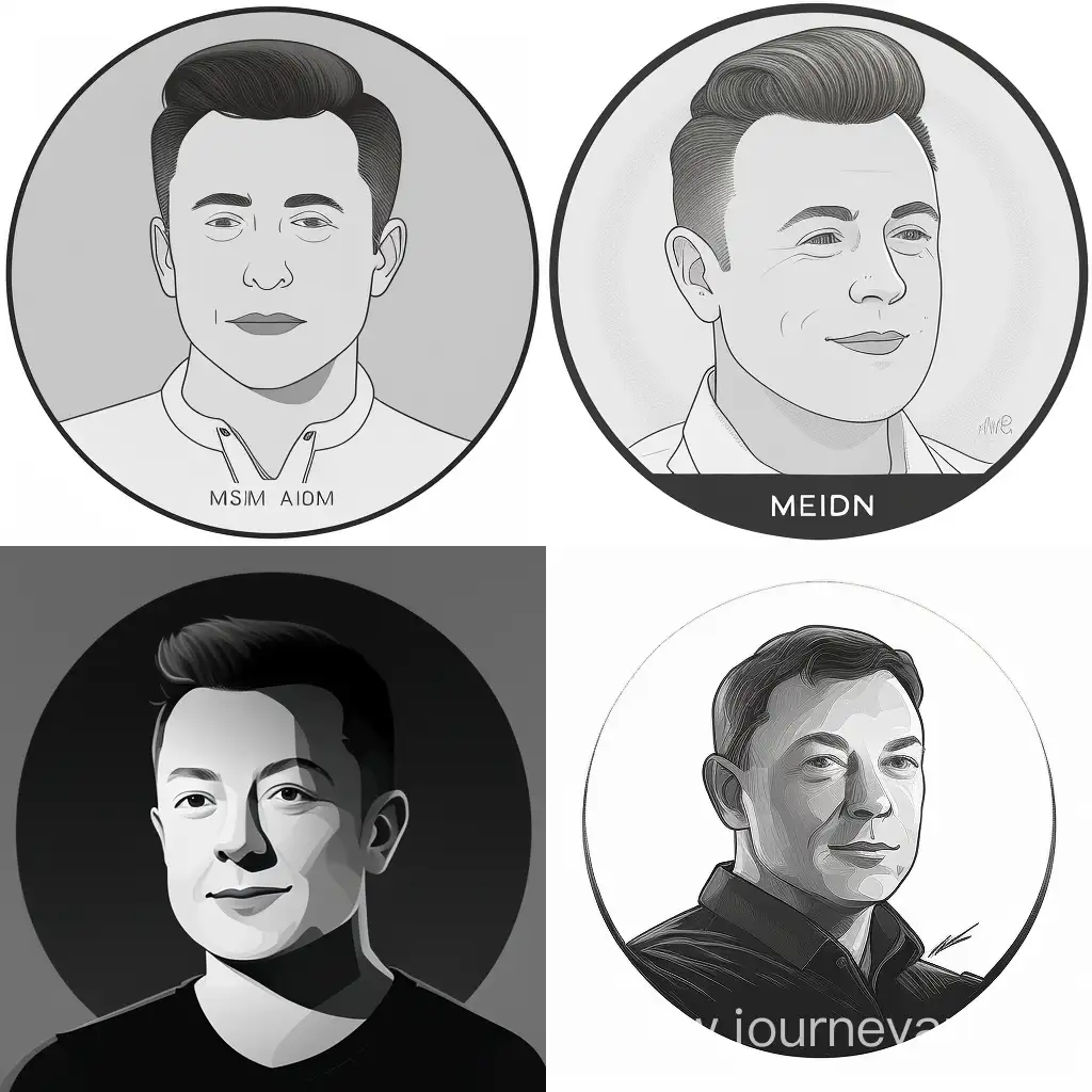 Topic: Elon Musk
Elon Musk, visionary entrepreneur and CEO, takes center stage in this animated portrait. The special thing is that the hair has been changed to a short quift hairstyle, dyed in 2 colors: black and white.
Musk's distinctive features, including his charismatic expression and signature smirk, are highlighted in the square aspect ratio, providing a unique and engaging visual experience.
Animation techniques add a lively touch, emphasizing Musk's forward-thinking approach.


Style/Color: Bold and Modern
The animation uses a bold and modern style, using a vibrant color palette to reflect Musk's bold ideas and forward thinking. The use of sleek lines and modern design elements enhances the overall visual appeal, making the portrait visually striking and in keeping with its technologically pioneering image by Musk.

Action: Confident posture
Elon Musk is depicted in a confident pose, exuding determination and leadership ability.