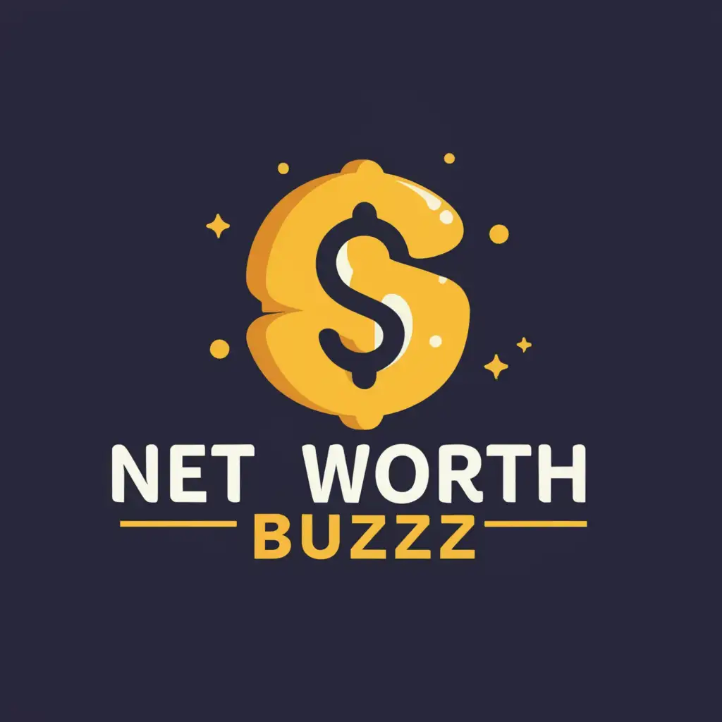 a logo design,with the text "Net Worth Buzz", main symbol:dollar,Moderate,clear background