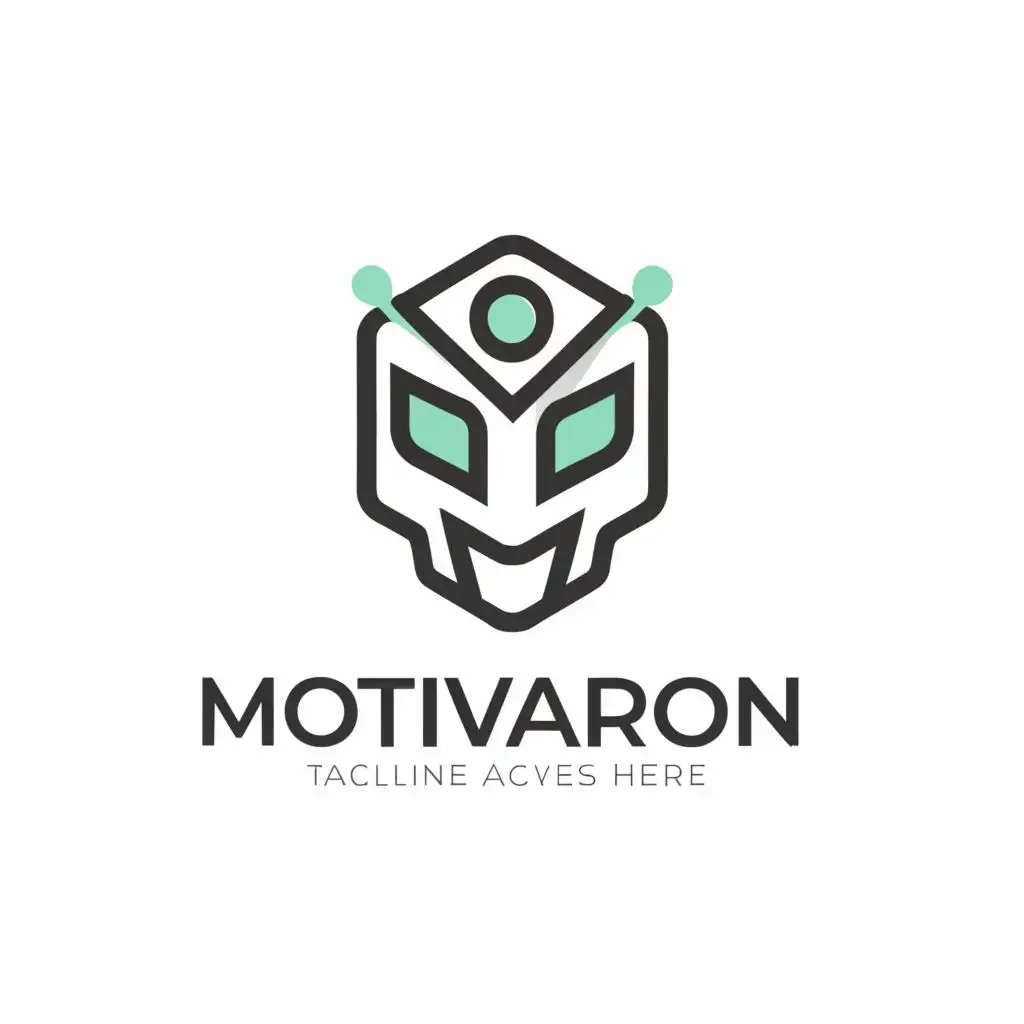 logo, robotic, with the text "Motivatron", typography, be used in Technology industry