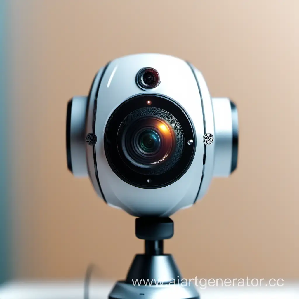 AIEnhanced-Web-Camera-Image-on-Light-Background