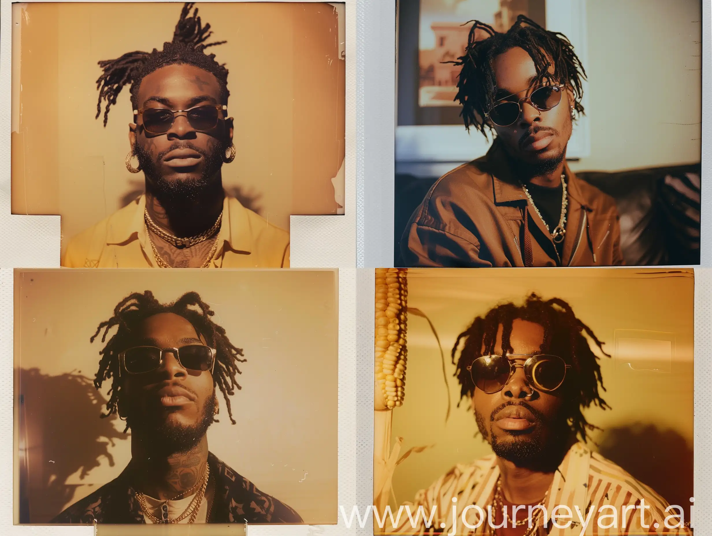 Vintage-Vibes-Mellow-Portrait-of-Yarden-with-Corn-Rows-and-Shades