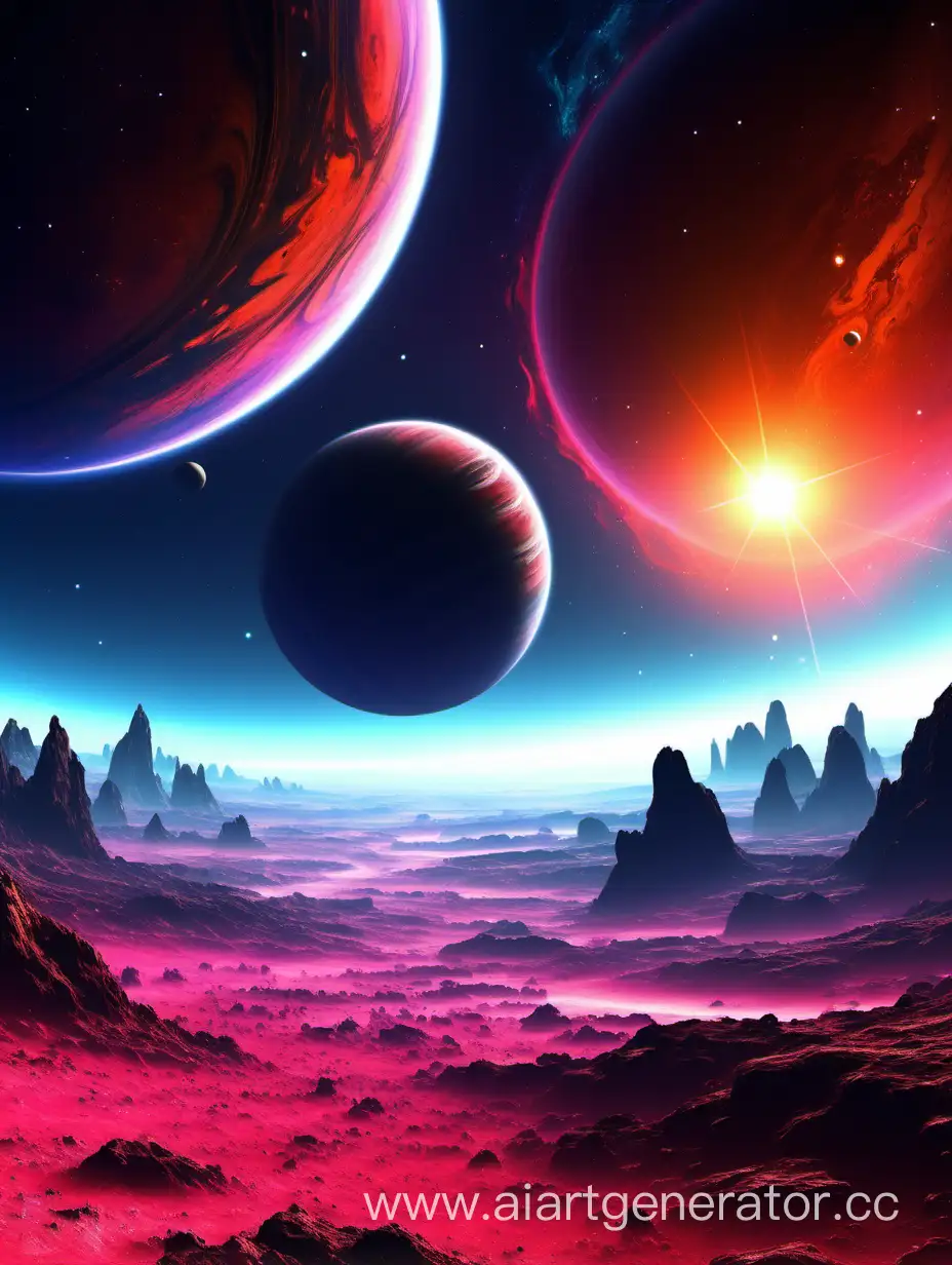 Vibrant-Alien-Landscapes-on-Unknown-Planets