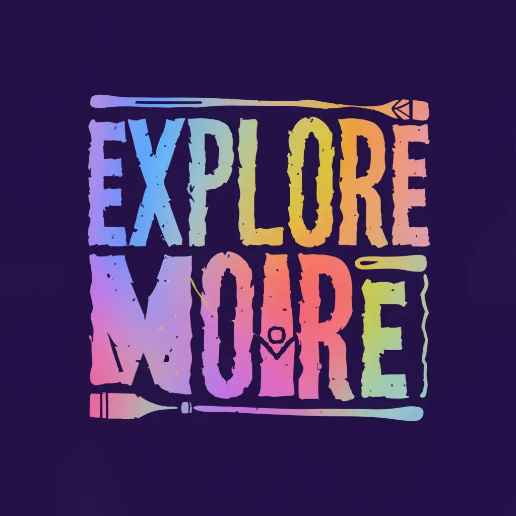 a logo design,with the text "EXPLORE MORE", main symbol:CREATIVE,complex,clear background
