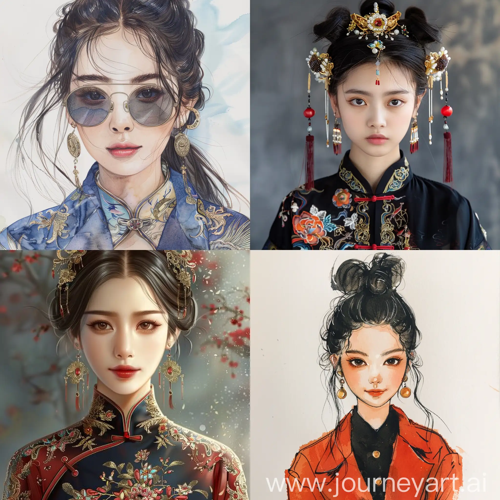 China girl fashion designer
