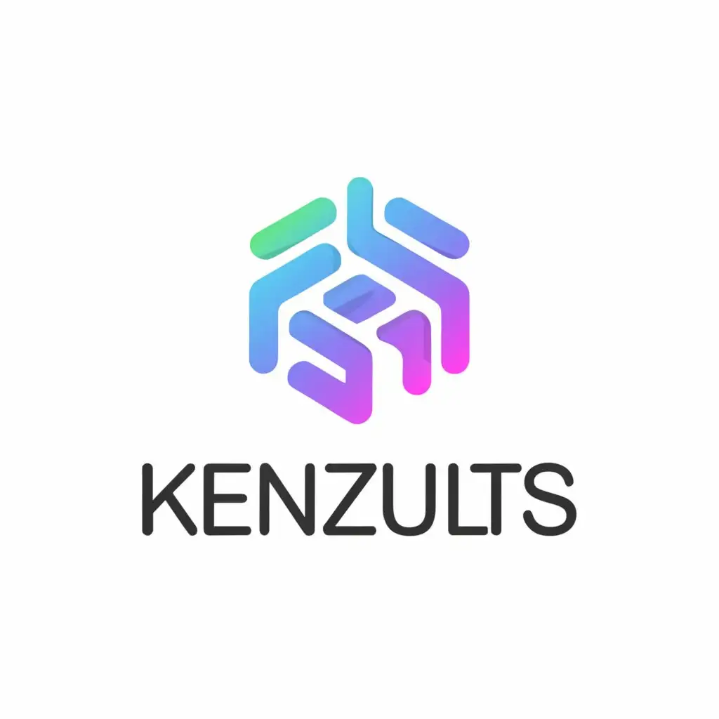 a logo design,with the text 'Kenzults', main symbol:Multimedia,Minimalistic,be used in digita marketing, creatives, design multimedia,clear background