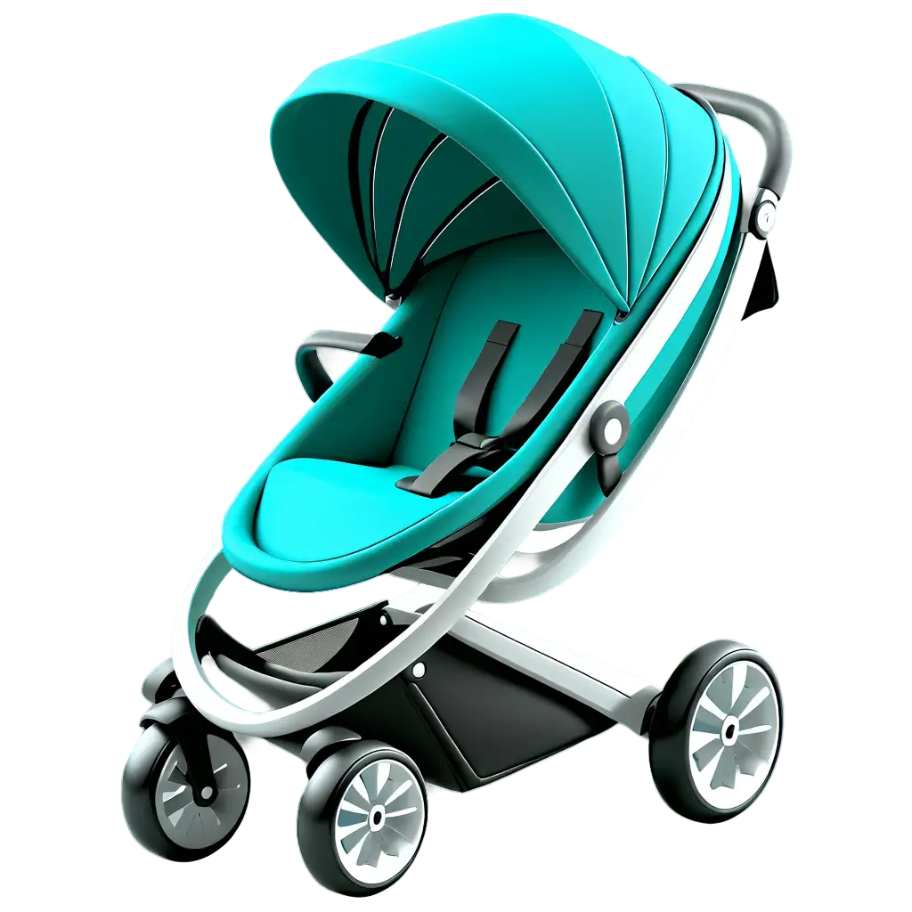 Futuristic-Baby-Stroller-Concept-Stunning-PNG-Image-with-Unique-Design-and-Smooth-Lines