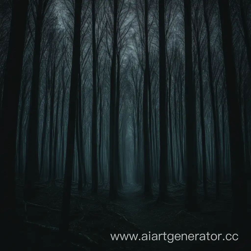 Mysterious-Night-in-the-Enchanted-Dark-Forest