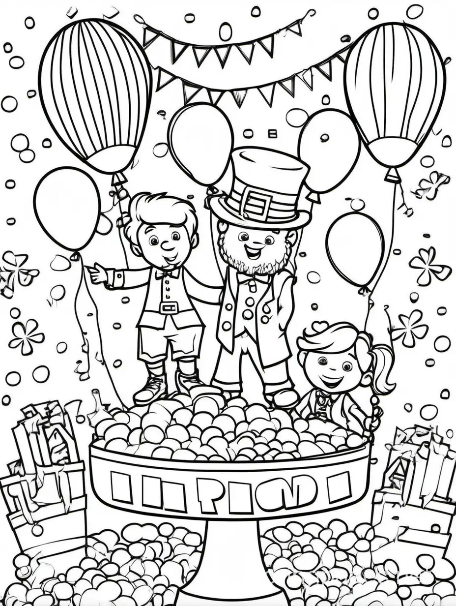 Vibrant-St-Patricks-Day-Celebration-with-Balloons-and-Confetti-Coloring-Page