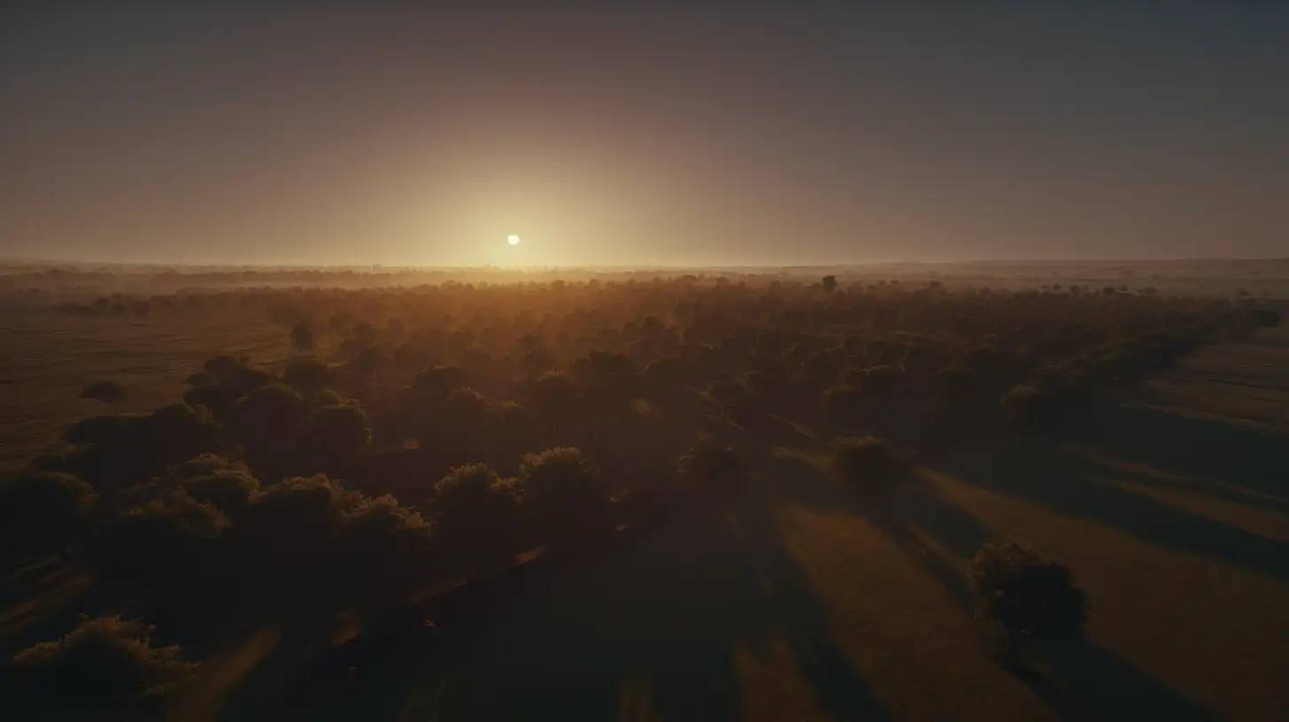 Llanos de Otumba at Dawn 16th Century Ultra Realistic Cinematic Image in High Definition 8K