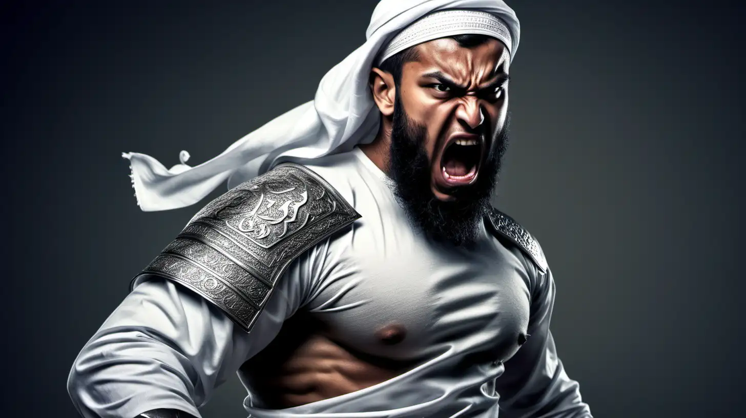 alpha male muslim warrior angry
