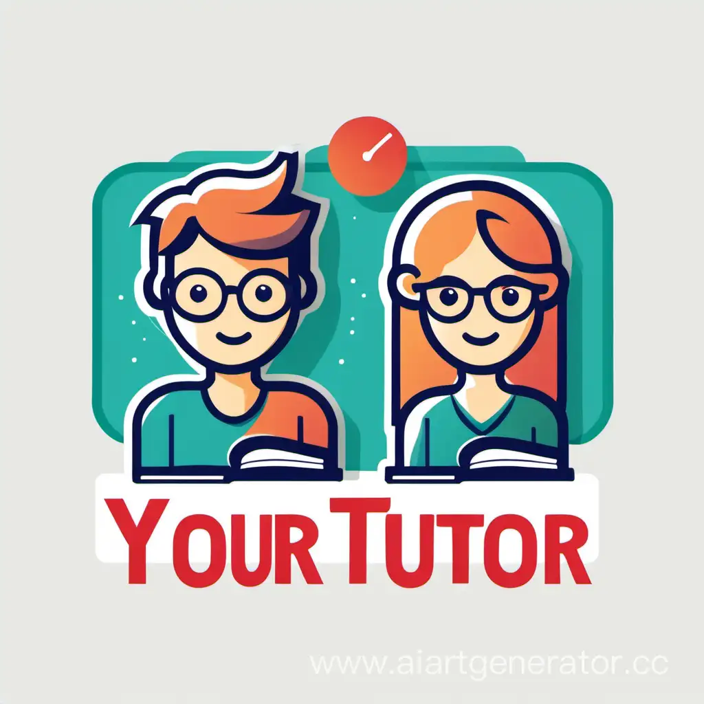 Логотип онлайн школы "Твой репетитор", 2 цвета
