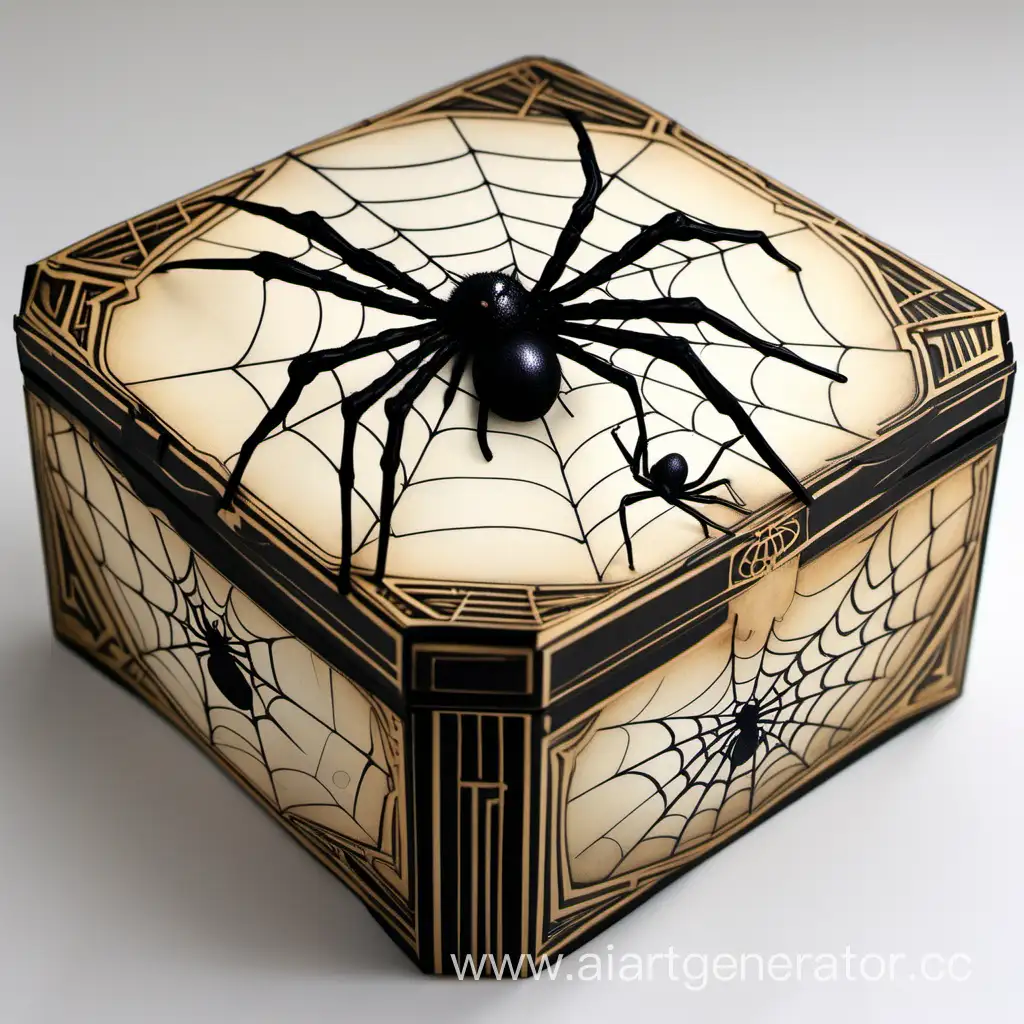  spider themed box, realistic, ying wang, circle shaped, gwen stacy