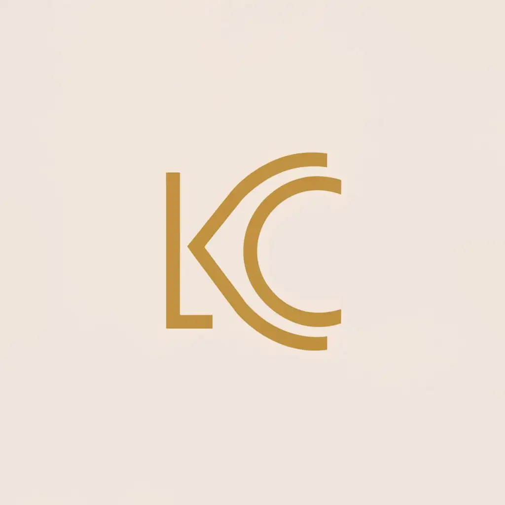 a logo design,with the text "KLC", main symbol:golden ratio,Minimalistic,be used in Beauty Spa industry,clear background