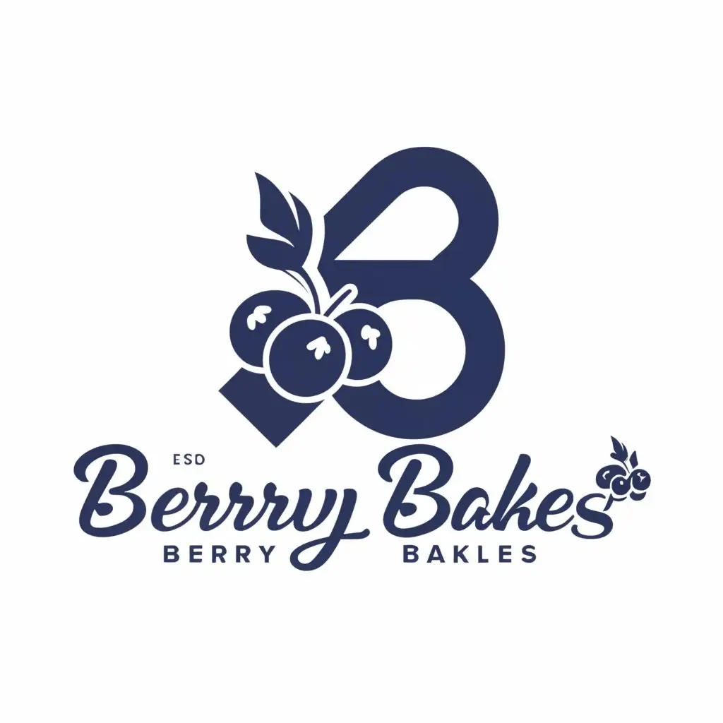 a logo design,with the text "berry bakes", main symbol:bb,Moderate,be used in Restaurant industry,clear background