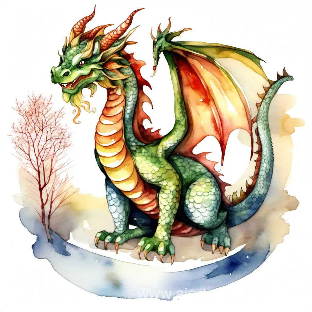 Whimsical-January-Dragon-in-Watercolor-Style