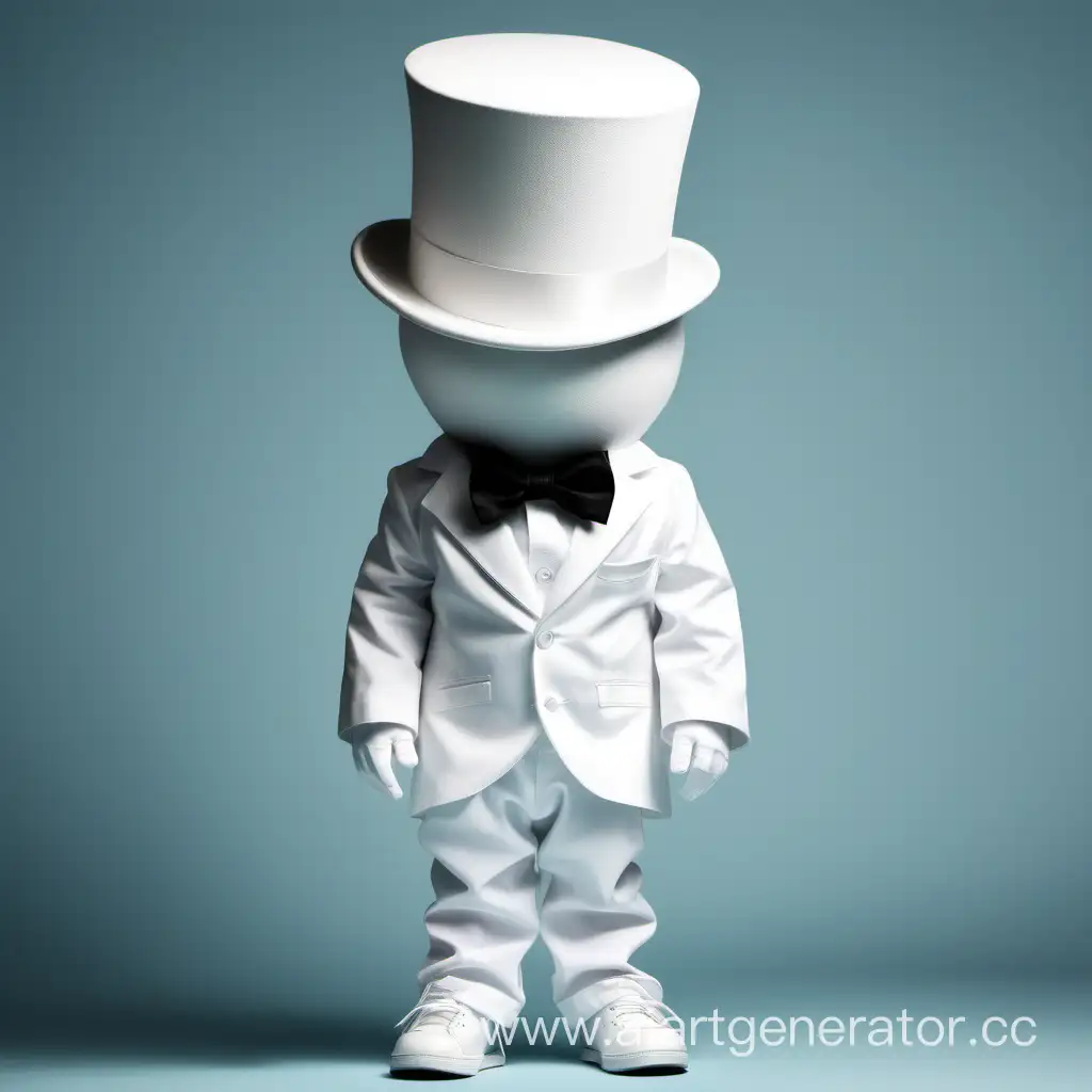 Elegant-White-Figure-with-Faceless-Charm-and-Stylish-Top-Hat