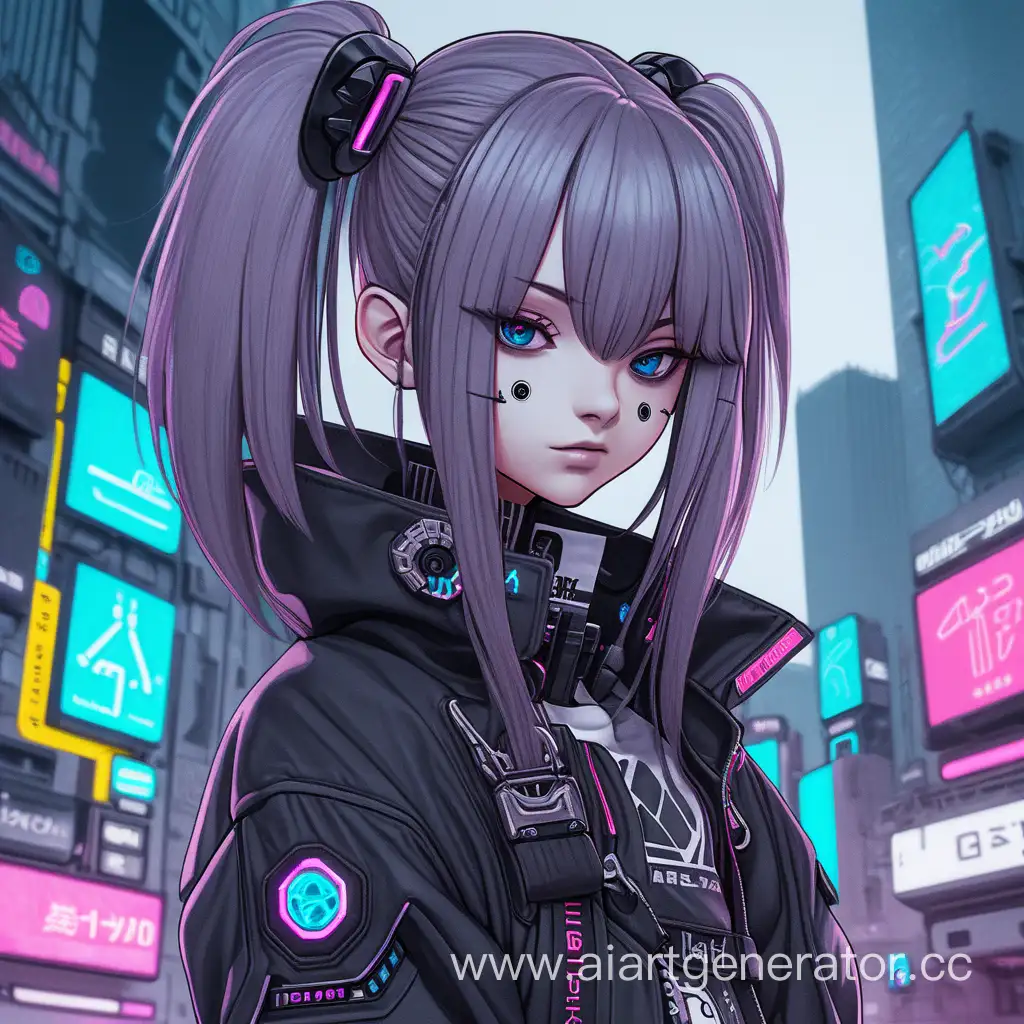 Altushka-Cyberpunk-Anime-Girl-in-Futuristic-Setting