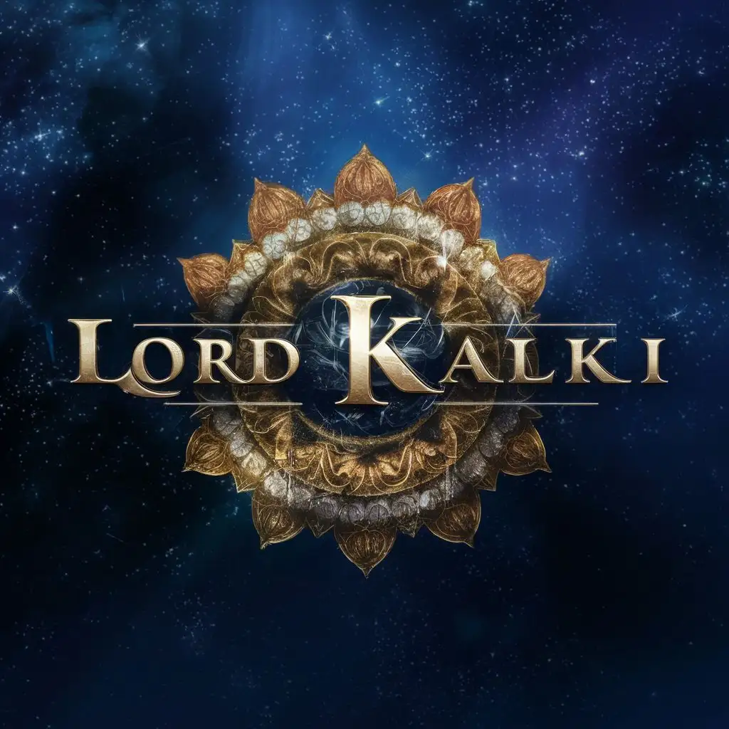 logo, Sanatani, with the text "Lord.kalki_", typography
