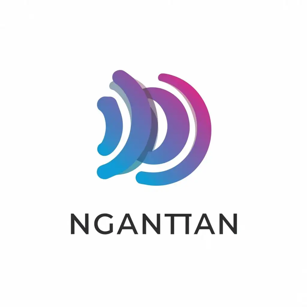 a logo design,with the text "Naganathan", main symbol:round,Moderate,be used in Technology industry,clear background