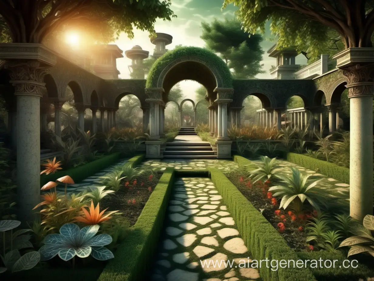 Enchanting-Scenes-from-an-Ancient-Magical-Garden