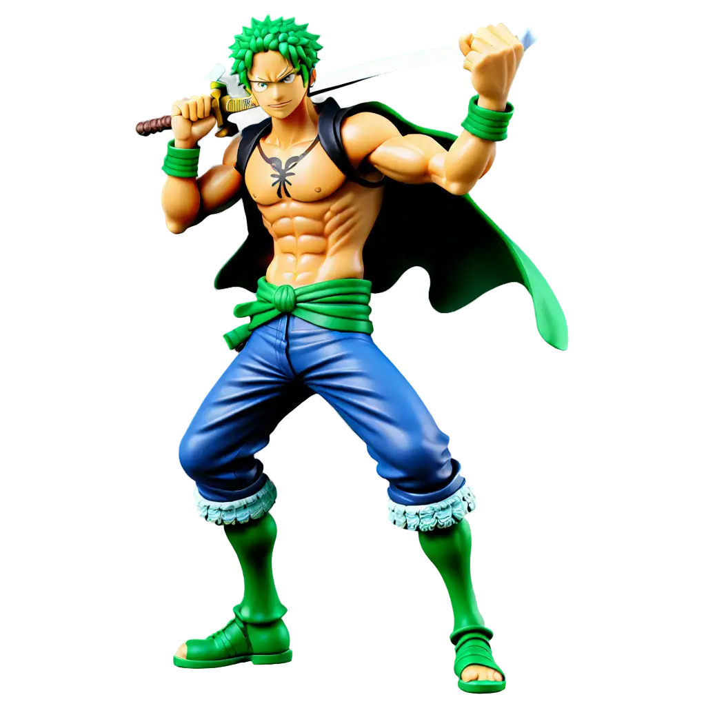 Exquisite-One-Piece-Zoro-Figurine-PNG-Enhance-Your-Collection-with-HighQuality-Art
