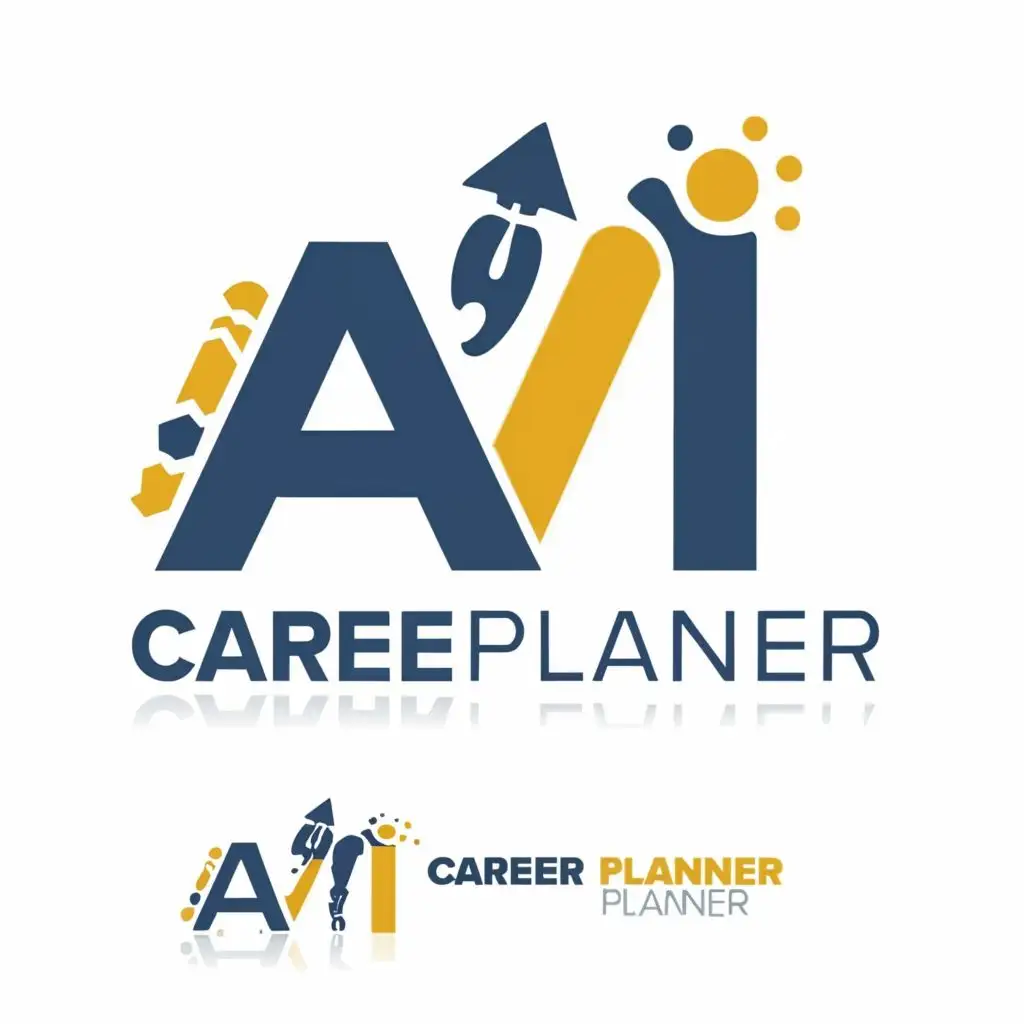 LOGO-Design-For-AI-Career-Planner-Futuristic-Typography-in-the-Technology-Industry