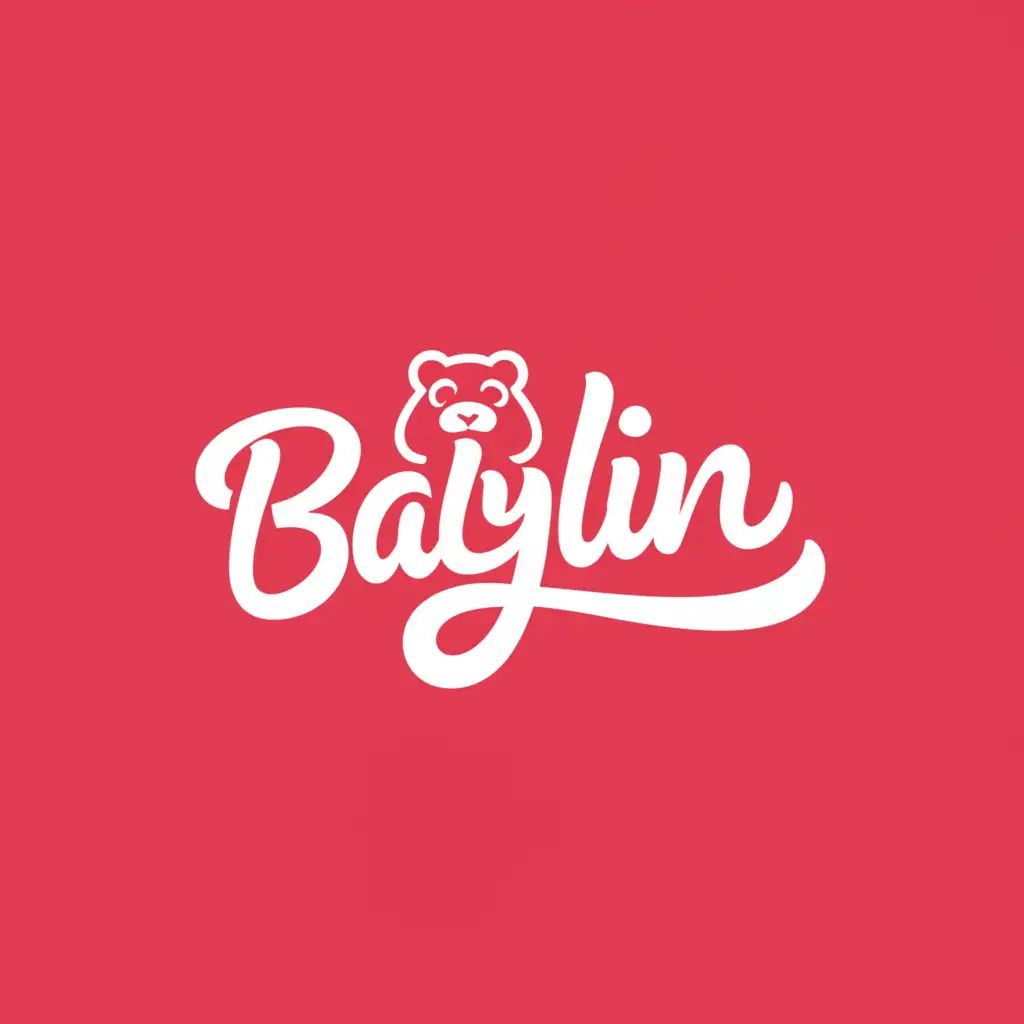 a logo design,with the text "Babylin", main symbol:jelly bear,complex,clear background