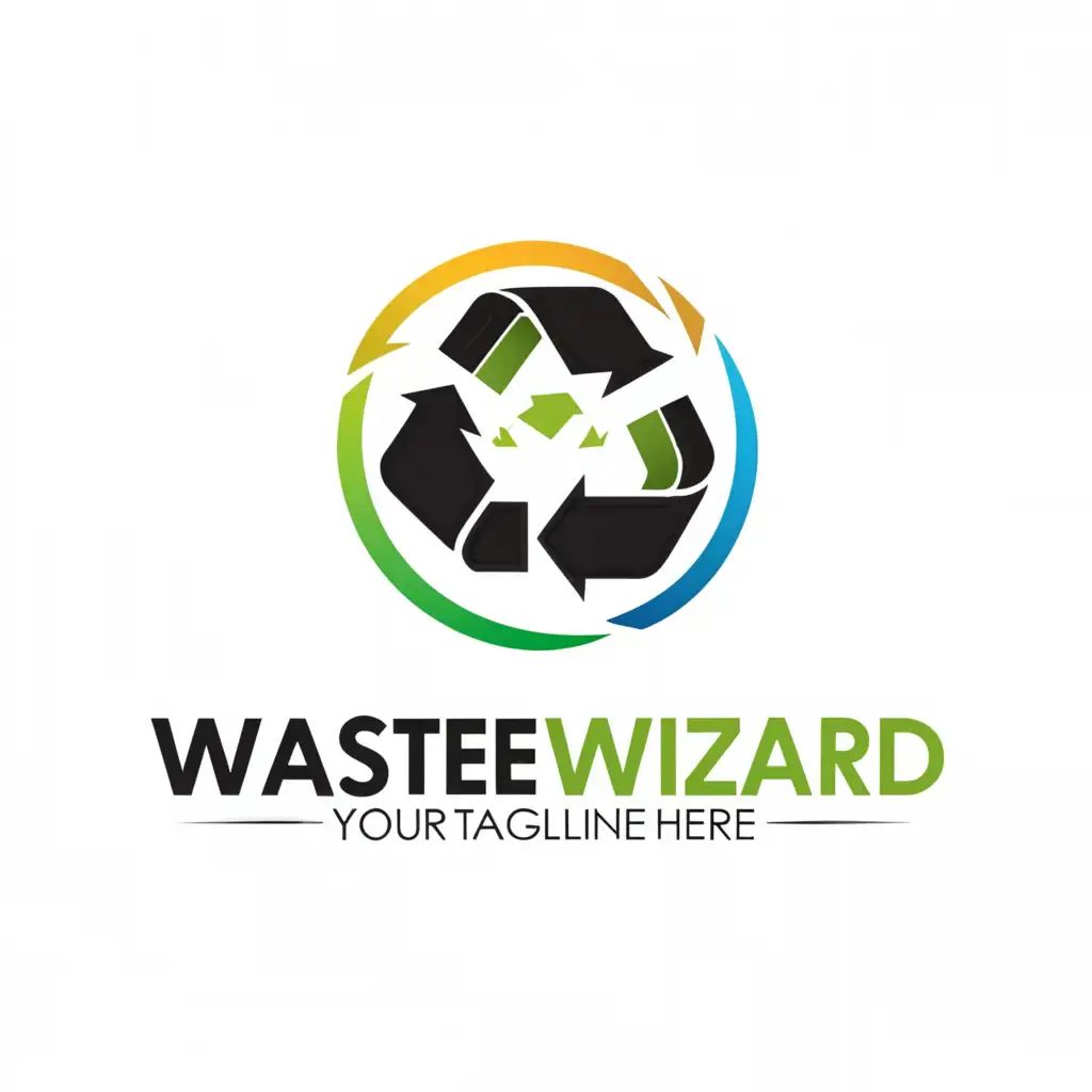 a logo design,with the text "Waste Wizard", main symbol:OPTIMIZED MANAGEMENT  WITH LIVE TRACKING,Moderate,be used in Nonprofit industry,clear background