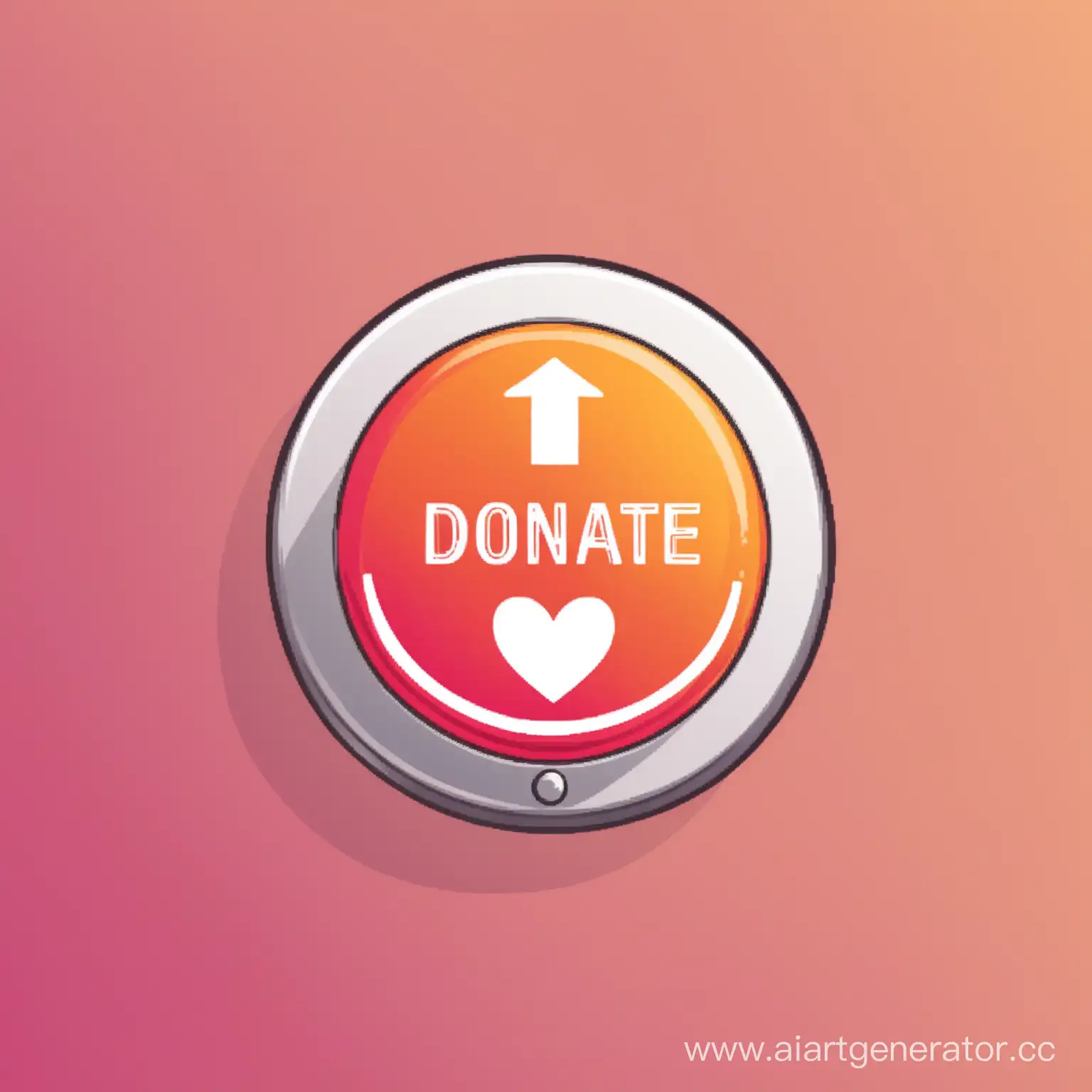 Colorful-Donation-Button-with-Hands-Reaching-Out