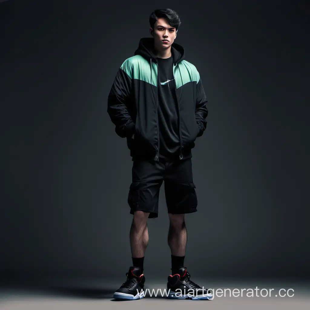 Mysterious-Figure-in-Nike-Jordan-5-Jade-Horizon-Sneakers-and-Dark-Attire