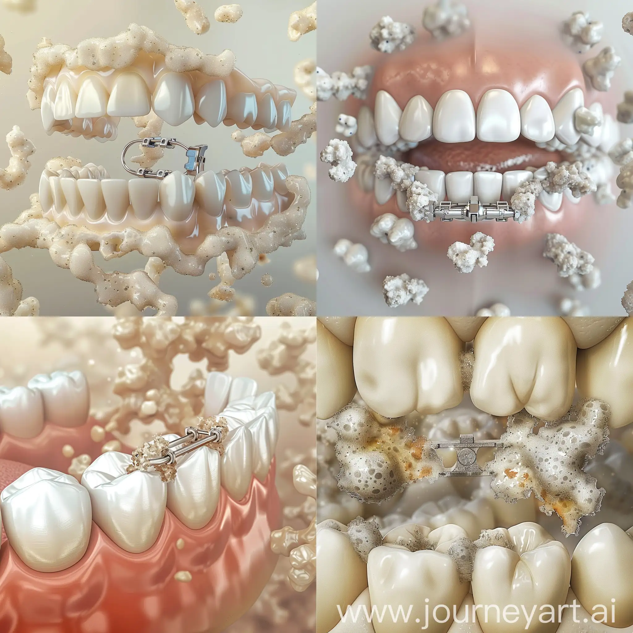 Fixed-Orthodontic-Bracket-Surrounded-by-Dental-Calculus