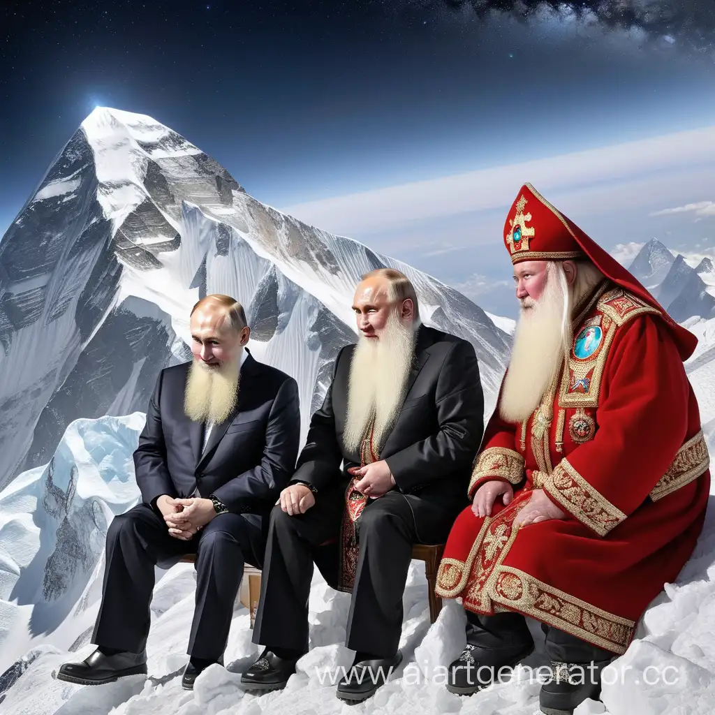 Putin-and-Patriarch-Kirill-Contemplating-Stars-atop-Everest