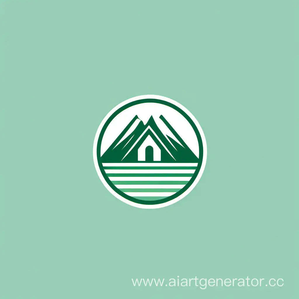 Логотип для сайта туристического агентства, выполненный в минималистичном стиле.