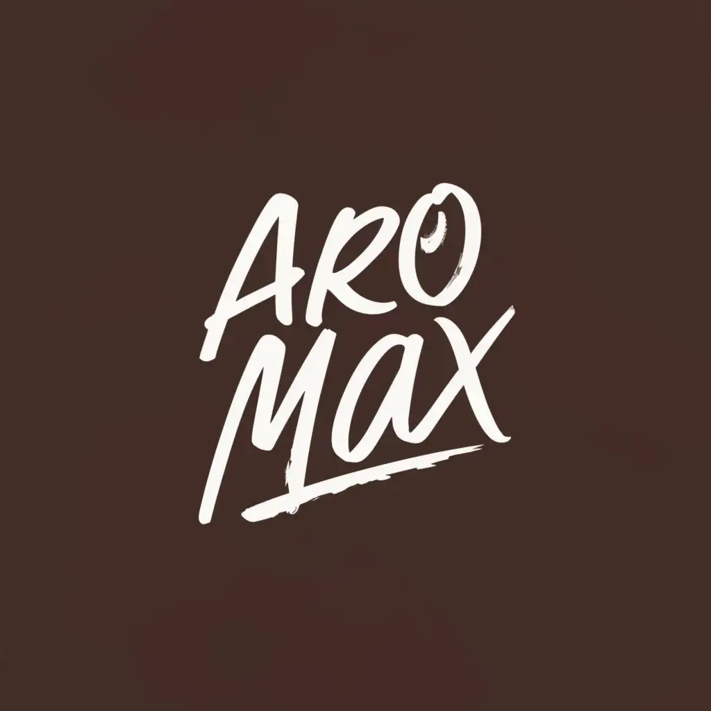 logo, fashion brand, with the text "ARO MAX", typography