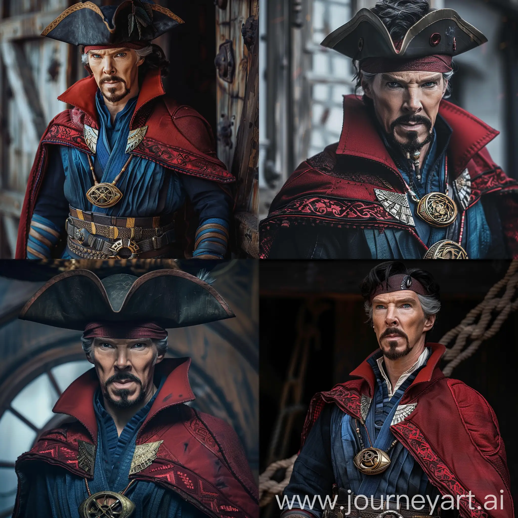 Doctor Strange, dressed as a pirate