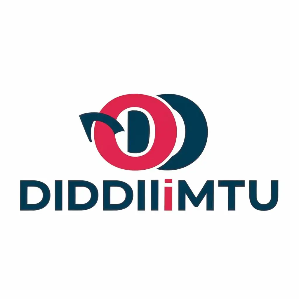 logo, D D, with the text "Diddiimtu", typography, be used in Finance industry