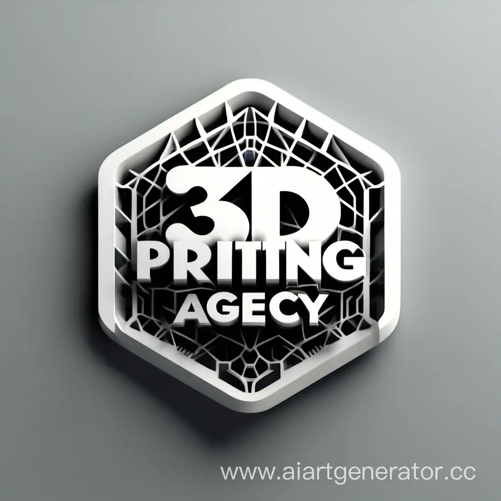 Эмблема агентства по 3D печати