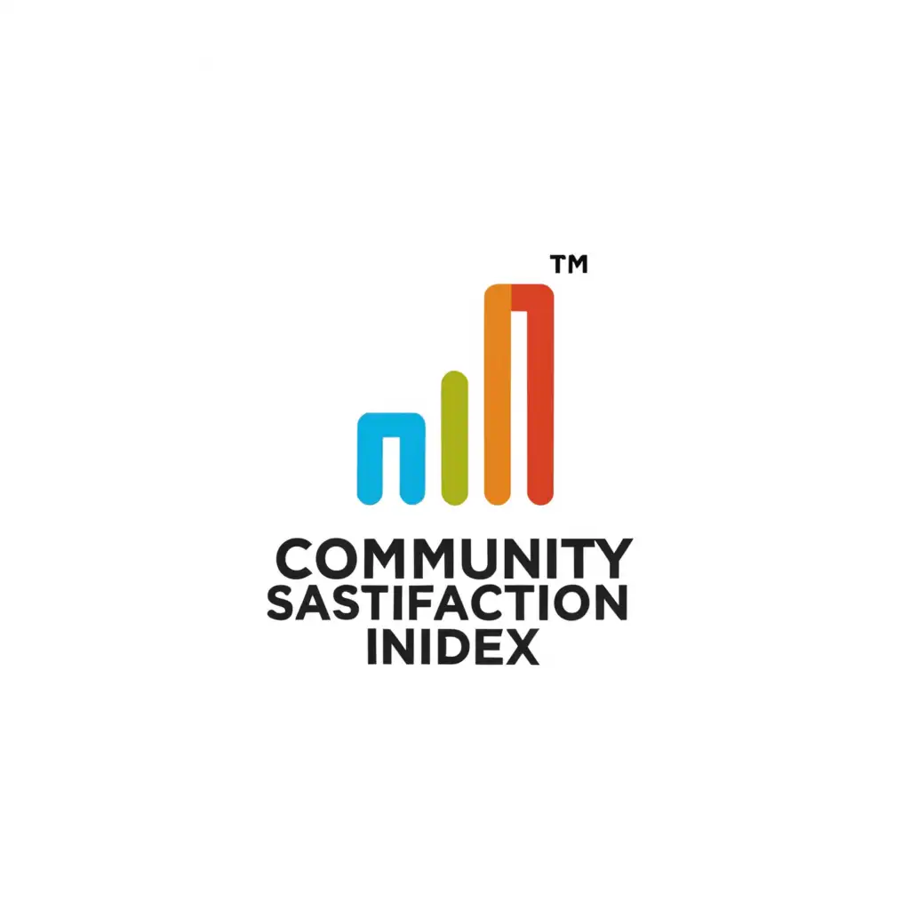 a logo design,with the text "community satisfaction index", main symbol:Index,Moderate,be used in Nonprofit industry,clear background