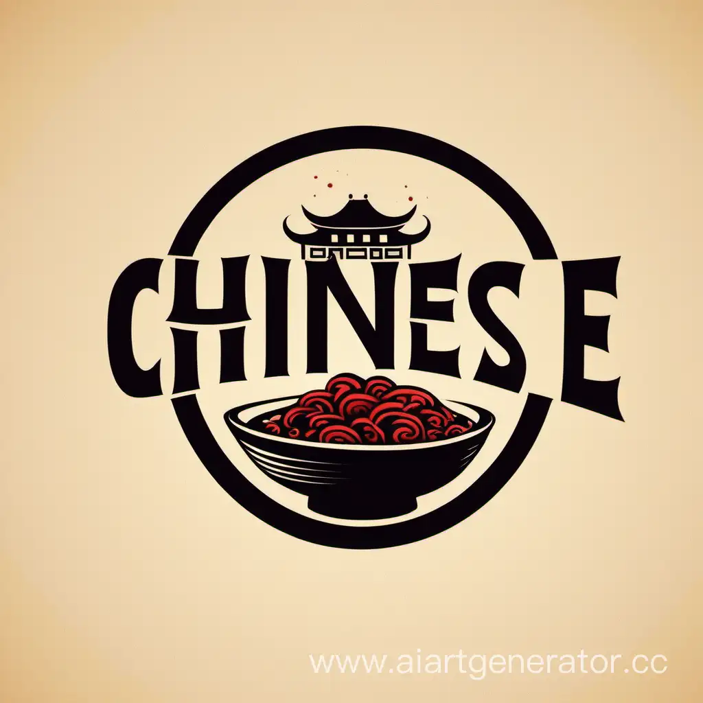 логотип для ресторана китайской кухни под названием "Китайская стена"